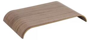 Curva Lemn Tavă pentru Raft L41xW25,3xH5,5 Walnut - AYTM
