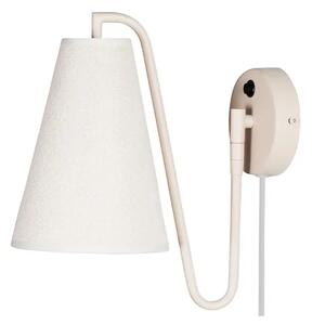 Lou Aplică de Perete Bouclé Alb/Bej - Globen Lighting