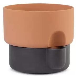 Oasis Flowerpot Small Dark Brown - Northern