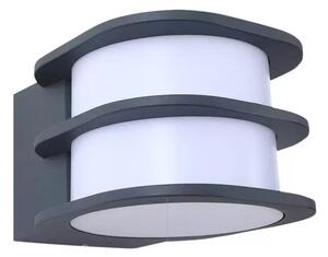 Fyra Round LED Smart În aer liber Aplică de perete Gri - Lindby