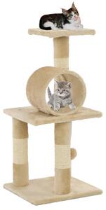 Ansamblu pisici cu stâlpi din funie de sisal, bej, 65 cm