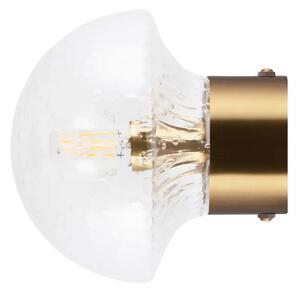 Fungo 16 Aplică de Perete/Plafonieră IP44 Clar/Periat Alamă - Globen Lighting