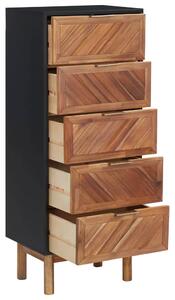 Servantă, 45 x 32 x 115 cm, lemn masiv de acacia și MDF