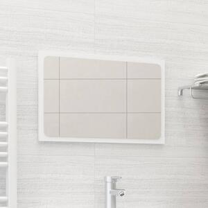 Oglindă de baie, alb, 60x1,5x37 cm, PAL
