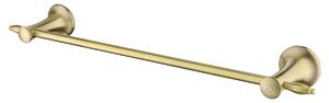 Suport prosop baie FDesign Lacrima, 45 cm, bronz periat 450 mm