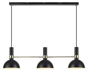 Larry 3 Lustră Pendul Black/Brushed Brass - Markslöjd