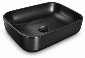 Lavoar pe blat negru mat 8509BM