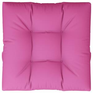 Pernă pentru paleți, roz, 70x70x12 cm, țesătură