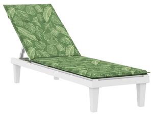 Pernă scaun de terasă, model frunze, textil Oxford