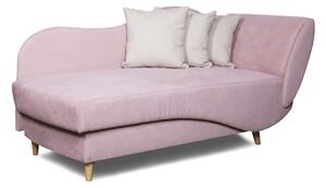 Canapea extensibilă cu spatiu depozitare Oxford Flamingo de stanga