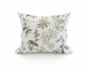 Husa de perna din bumbac FLORWELLA 40x45 cm, alb