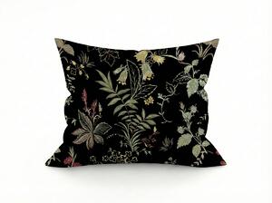 Husa de perna din bumbac FLORWELLA 40x45 cm, negru