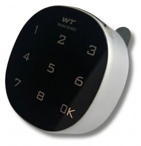 Încuietoare electronică cu cod pentru vestiare metalice, negru