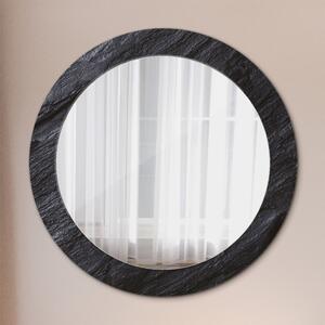Oglinda rotunda cu rama imprimata Piatră neagră fi 70 cm