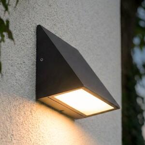 Lindby LED-Aparec de iluminat exterior Triava, negru, aluminiu, IP65, Negru, Aluminiu, Modern