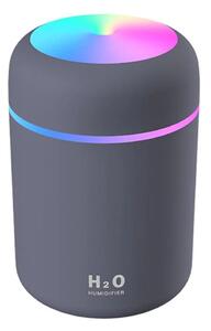 Umidificator cu lumină RGB H2o Color - gri 300 ml
