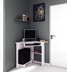 Birou pe Colt SU15 Ro, 76x76x75 cm, Alb