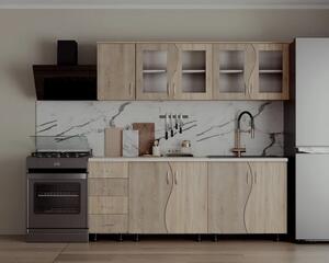 Bucatarie CIP S 2m, Sonoma + Trufe