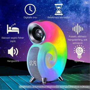 Difuzor LED luminos cu ceas digital - KP-556