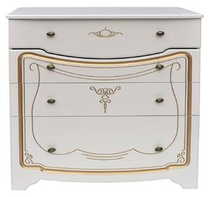 Comoda Olesia Alb 91X44X85 cm