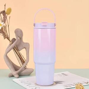 Pahar gradient, cană de călătorie 820 ml - roz/violet