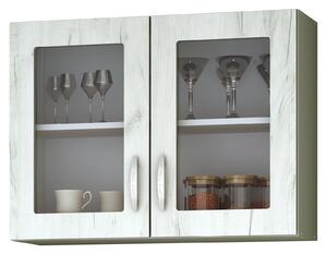 Corp Superior Cu Geam Venus, 80x29x60 cm, Alb k001