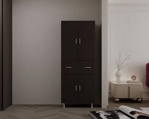 Dulap 4U-1S , 70x35x180 cm Wenge