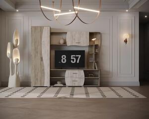 Living Kapri Ro Stejar K002+K001 225x45x192 cm