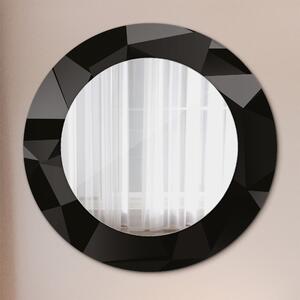 Oglindomat.ro Decoratiuni perete cu oglinda Decoratiuni perete cu oglinda Negru abstract lsdo-00232