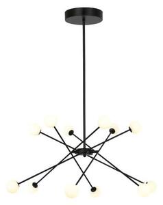Lustră LED pe tijă WHISTLE 12xLED/3W/230V neagră Klausen 149003