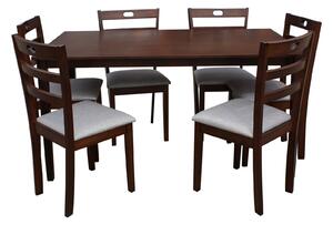 Set RH7008T+ 6 RH135C Dirty Oak,150x90x76 cm