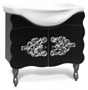 Masca baie + lavoar Temptation, 87x90x51cm, Negru