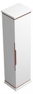 Dulap baie Hermes, 39x141x31cm, Alb
