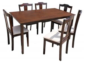 Set masa RH7008T + 6 scaune RH159C Dirty Oak 150x90x76 cm