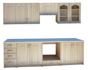 Bucatarie Olea Mesteacan RO MDF 2.6 m