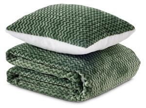 Setul Dormeo Warm Hug ombré verde