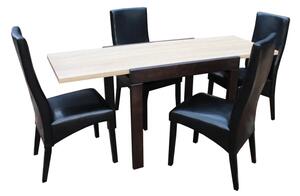 Set masa KORS cu 4 scaune 6012 Sonoma Negru