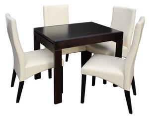 Set masa KORS cu 4 scaune 6012 Wenge Crem