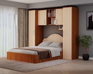 Dormitor Tineret Mdf Cires+Mesteacan