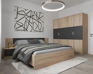 Dormitor Betty Sonoma+Grafit
