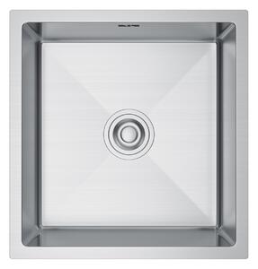 Erga HD, chiuvetă din oțel cu 1 cameră 470x450x210 mm, oțel, ERG-MLS-HD4745