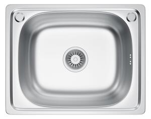 Erga HD, chiuvetă din oțel cu 1 cameră 500x400x210 mm, ERG-MLS-HD4050S