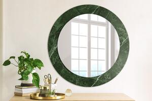 Decor oglinda rotunda Marmură verde fi 60 cm
