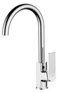 Invena Neri, baterie pentru chiuvetă de sine stătătoare, crom, BZ-01-001-L
