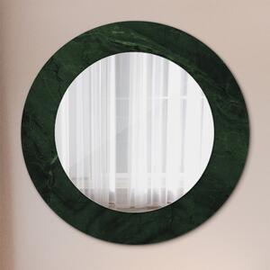Oglindomat.ro Oglinda rotunda imprimata Oglinda rotunda imprimata Marmură verde lsdo-00262