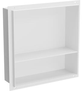 Mexen X-Wall-NR, poliță pentru încastrare sub gresie fără guler 30 x 30 cm, alb, 1921303010S