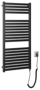 Aqualine Sapho, element electric de încălzire TONDI-E, drept, 450x970 mm, 300W, negru mat