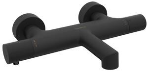 Sapho Sapho, baterie SOLARIS de perete pentru baie, negru mat, WD010B