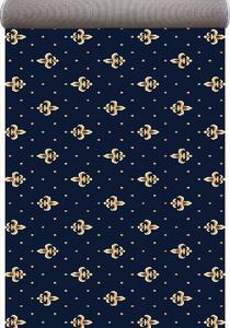 Traversa Covor, Lotos 15066-W, Albastru, Latime 100 cm, Diverse Lungimi