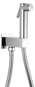 Sapho Sapho, Robinet de perete cu bideu de duș manual și blocare de siguranță, dreptunghiular, cromat, SG108